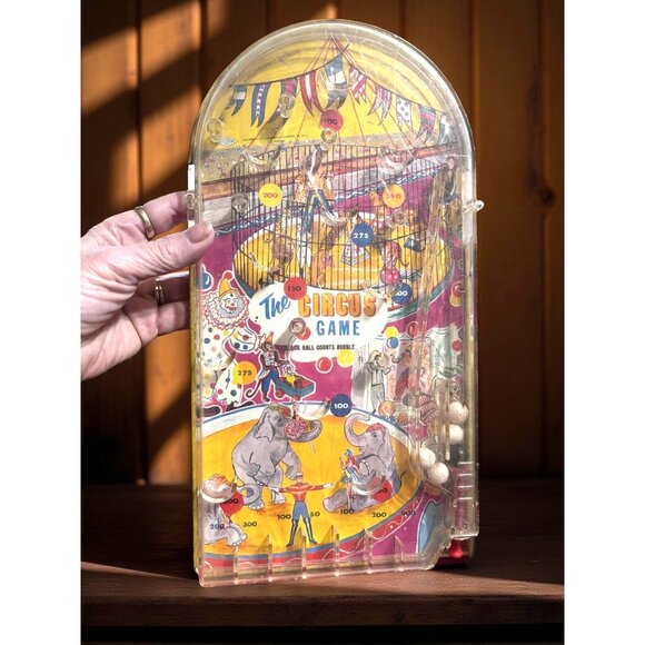 Vintage The Circus Game Pinball Toy By Wolverine Toy Co. USA - Picture 1 of 8